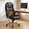 Artiss Massage Office Chair 8 Point Computer Chairs Heated Seat PU Leather Black