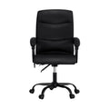 Artiss Massage Office Chair 2 Point PU Leather Black