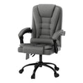 Artiss Massage Office Chair 2 Point Black Fabric