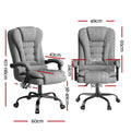 Artiss Executive Office Chair 4-Point Massage Ergonomic Recline