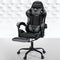 Artiss Gaming Office Chair 2 Point Massage Footrest Grey