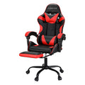 Artiss Massage Gaming Office Chair 2 Point Red Footrest
