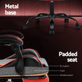 Artiss Massage Gaming Office Chair 2 Point Red Footrest