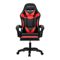 Artiss Gaming Office Chair 6 Point Massage LED Footrest Red