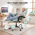 Artiss Ergonomic Gaming Office Chair with 2 Point Message Mint Green