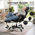 Artiss Gaming Office Chair with 8 Point Message Reline Ergonomic Black