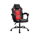 Artiss Massage Gaming Office Chair 2 Point Red PU Leather