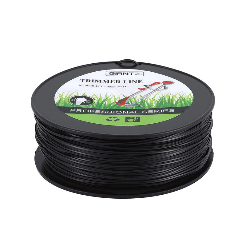 Giantz 100M Whipper Snipper Line 3.0mm Star Nylon Cord