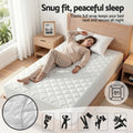 Giselle Waterproof Mattress Protector KING SINGLE 100% Cotton