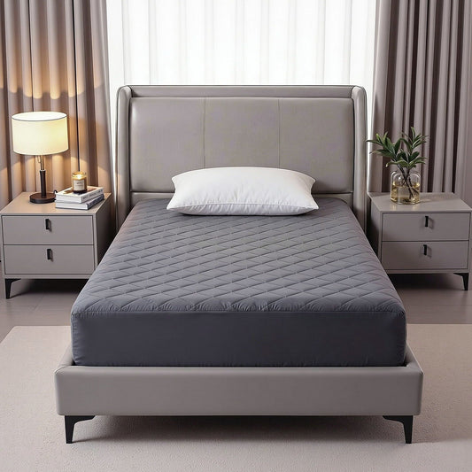 Giselle Water-Resistant Mattress Protector KING SINGLE Microfiber