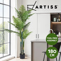 Artiss 180cm Artificial Palm Tree Faux Trees Indoor Decor Artificial Plants 1.8M
