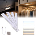 Artiss 4-Pack 25cm Motion Sensor Under Cabinet Lights, LED Closet Light with 5 Colors Dimmable