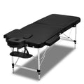 Zenses Massage Table 55cm 2 Fold Portable Aluminium Beauty Bed