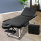 Zenses Massage Table 60cm 3 Fold Portable Aluminium Black Beauty