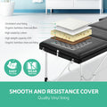 Zenses Massage Table 60cm 3 Fold Portable Aluminium Black Beauty
