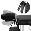 Zenses Massage Table 75cm 3 Fold Portable Aluminium Beauty Bed