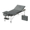 Zenses Massage Table 75cm Portable 3 Fold Aluminium Grey