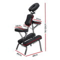 Zenses Portable Massage Chair Folding Tattoo Lash Beauty Bed