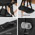 Zenses Massage Table 70cm 2 Fold Portable Waxing Black