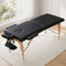 Zenses Massage Table 70cm 2 Fold Portable Waxing Black