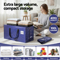 Artiss Moving Bags 5 Pack Heavy Duty Waterproof Blue Large