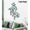 Artiss Metal Wall Art Tree of Life Leaf Blue Home Decor Hanging