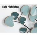 Artiss Metal Wall Art Tree of Life Leaf Blue Home Decor Hanging