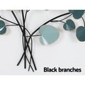 Artiss Metal Wall Art Tree of Life Leaf Blue Home Decor Hanging