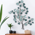 Artiss Metal Wall Art Tree of Life Leaf Blue Home Decor Hanging