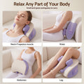 Livemor Neck & Shoulder Massage Pillow with Heat, Cordless 4D Kneading Massager for Home & Office