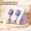 Livemor Neck & Shoulder Massage Pillow with Heat, Cordless 4D Kneading Massager for Home & Office