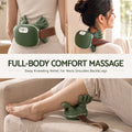 Livemor Electric Neck Massager with Heat for Shoulder,Back Wireless Massage | 4D Shiatsu Kneading Massager with Heat, Cordless Portable Muscle Relaxer, Soothes Shoulder Tension for Home, Office, and Car
