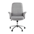 Artiss Grey Fabric Office Chair Computer Desk Chair