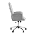 Artiss Grey Fabric Office Chair Computer Desk Chair
