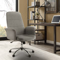 Artiss Grey Fabric Office Chair Computer Desk Chair