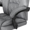 Artiss Office Chair Footrest Grey Executive