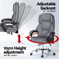 Artiss Executive Office Chair Recliner Grey