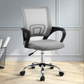 Artiss Mesh Office Chair Mid Back Grey