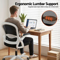 Artiss Mesh Office Chair Mid Back Black