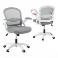 Artiss Mesh Office Chair Computer Gaming Desk Chairs Work Study Mid Back Grey