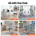 Artiss Mesh Office Chair Computer Gaming Desk Chairs Work Study Mid Back Grey