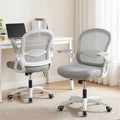 Artiss Mesh Office Chair Computer Gaming Desk Chairs Work Study Mid Back Grey