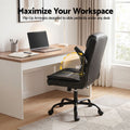 Artiss Executive Office Chair Mid Back Black