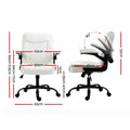 Artiss Executive Office Chair Mid Back White