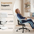 Artiss Executive Office Chair Mid Back White