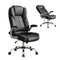 Artiss Executive Office Chair Leather Tilt Black