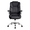Artiss Executive Office Chair Leather Tilt Black