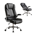 Artiss Executive Office Chair Black Leather Tilt