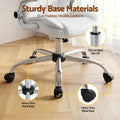 Artiss Executive Office Chair PU Leather Flip-up Arms Recline Gaming Chair White