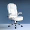 Artiss Executive Office Chair White Leather Tilt